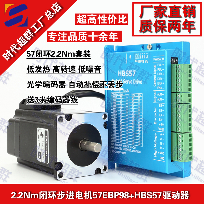 新品推荐--HBS57通用57闭环步进电机驱动器(LP)